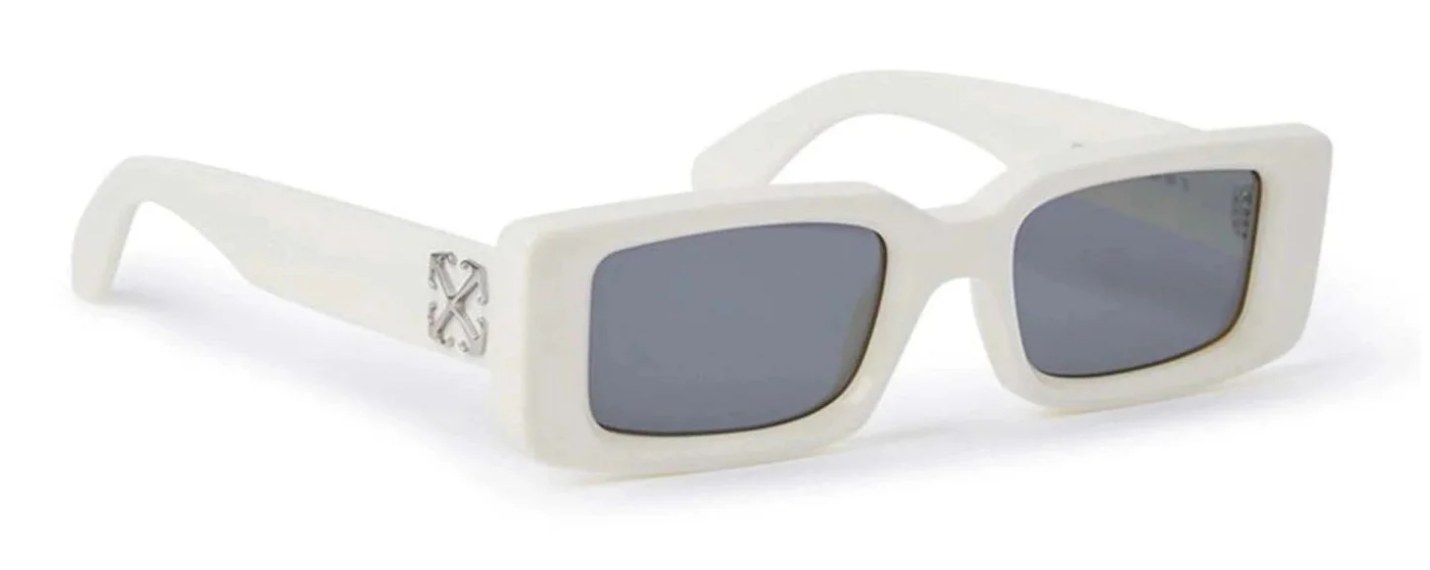 Off-White Arthur Sunglasses White / Dark Grey